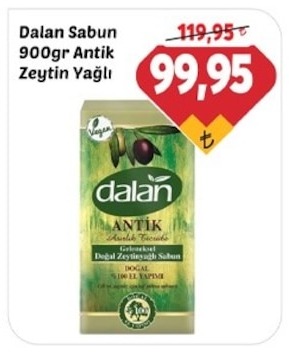 Dalan Sabun 900Gr Antik Zeytin Yağlı