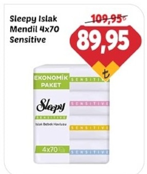 Sleepy Islak Mendil 4X70 Sensitive
