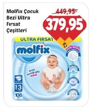 Molfix Çocuk Bezi Ultra Fırsat Çeşitleri