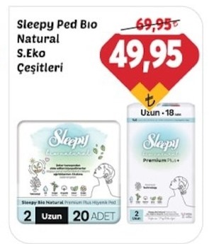 Sleepy Ped Bio Natural S.Eko Çeşitleri