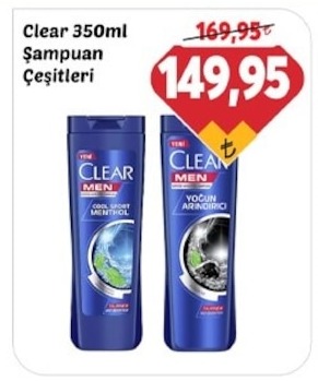 Clear 350Ml Şampuan Çeşitleri