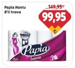 Papia Havlu 8'Li Inova