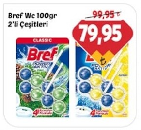 Bref Wc 100Gr 2'Li Çeşitleri