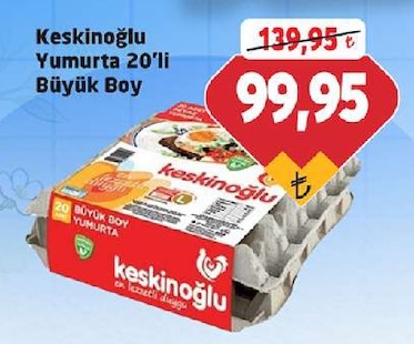 Keskinoglu Yumurta 20Li Buyuk Boy