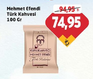 Mehmet Efendi Türk Kahvesi 100 Gr