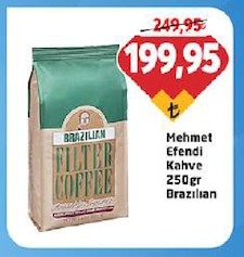 Mehmet Efendi Kahve 250Gr Brazilian