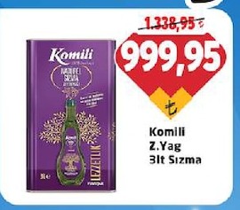Komili Z.Yag 3Lt Sizma