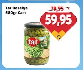 Tat Bezelye 680Gr Cam