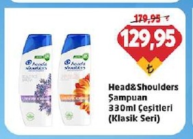 Head & Shoulders Şampuan 330Ml Çeşitleri (Klasik Seri)