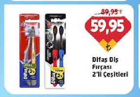 Dıfaş Diş Fırçası 2'Li Çeşitleri