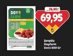 Şenpiliç Doyfarm Sosis 500 Gr