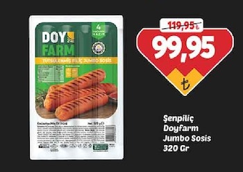 Şenpiliç Doyfarm Jumbo Sosis 320 Gr