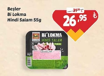 Beşler Bi Lokma Hindi Salam 55G