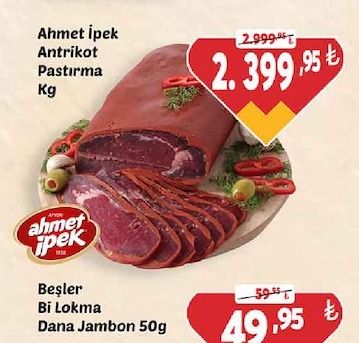 Ahmet İpek Antrikot Pastırma Kg