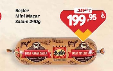 Beşler Dana Macar Salam 240G