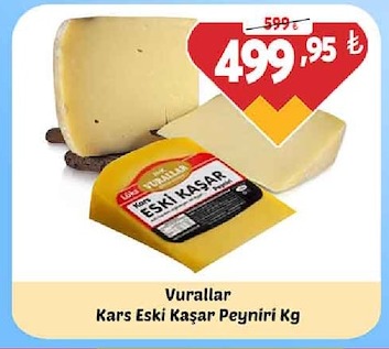 Vurallar Kars Eski Kaşar Peyniri Kg