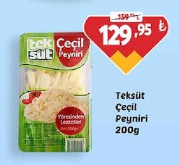 Teksüt Çeçil Peyniri 200G