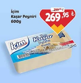 İçim Kaşar Peyniri 600G