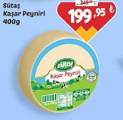 Sütaç Kaşar Peyniri 400G