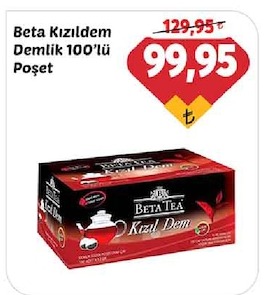 Beta Kızıldem Demlik 100'Lü Poşet