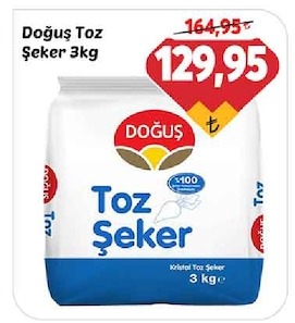 Doğuş Toz Şeker 3Kg