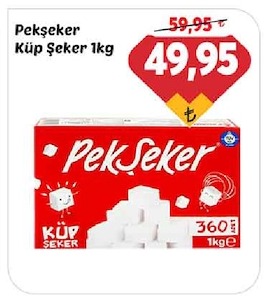 Pekşeker Küp Şeker 1Kg