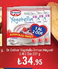 Dr. Oetker Yogotella Orman Meyveli 3 Al 2 Öde 207G