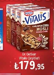 Dr. Oetker Vitalis Knusper Plus Müsli Double Choc 430G