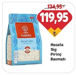 Hasata 1Kg Pirinc Basmati