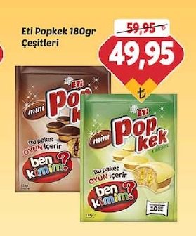 Eti Popkek 180Gr Çeşitleri