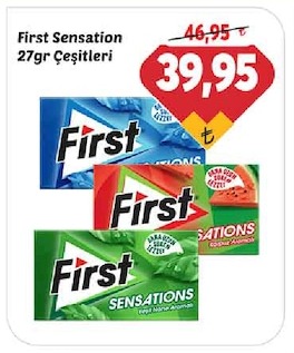 First Sensation 27Gr Çeşitleri Sakız