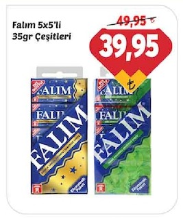 Falım 5X5'Li 35Gr Çeşitleri Sakız