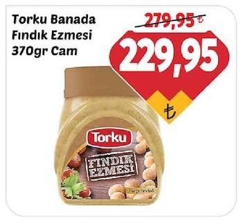 Torku Kanada Fındık Ezmesi 370Gr Cam