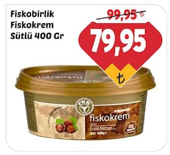 Fiskobirlik Fiskokrem Sütlü 400 Gr