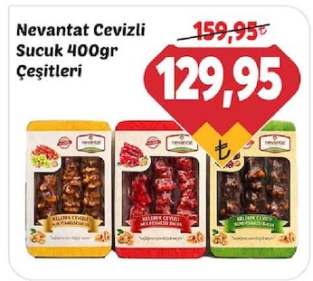 Nevantat Cevizli Sucuk 400Gr Çeşitleri