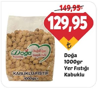 Doğa 1000Gr Yer Fıstığı Kabuklu