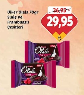 Ülker Olala 70Gr Sufle Ve Frambuazlı Çeşitleri