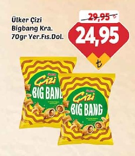 Ülker Çizi Bigbang Kra. 70Gr Yer.Fis.Dol.
