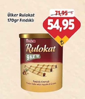 Ülker Rulokat 170Gr Fındıklı