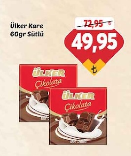 Ülker Kare 60Gr Sütlü