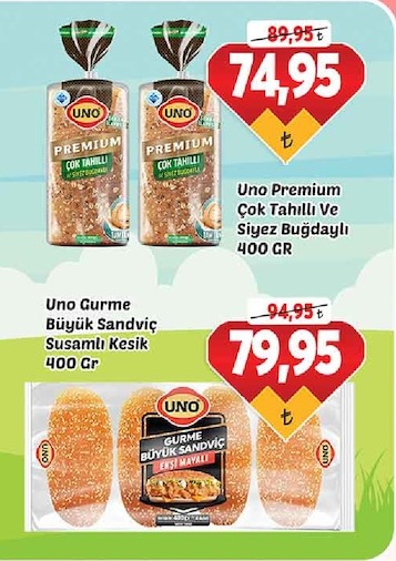 Uno Premium Çock Tahıllı Ve Siyz Buğdaylı 400Gr