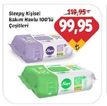 Sleepy Kişisel Bakim Havlu 100'Lü Çeşitleri