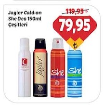 Jagler Caldion She Deo 150Ml Çeşitleri