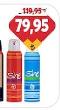 She Deodorant Seti 2 Adet