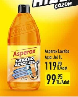 Asperox Lavabo Acici Jel 1L