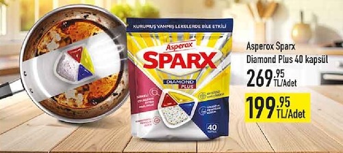 Asperox Sparx Diamond Plus 40 Kapsül