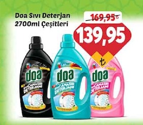 Doa Sıvı Deterjan 2700Ml