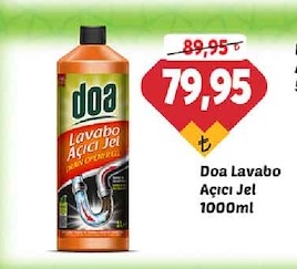 Doa Lavabo Açıcı Jel 1000Ml