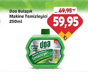 Doa Bulaşik Makinesi Temizleyici 250Ml
