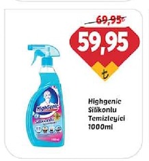 Highgenic Silikonlu Temizleyici 1000Ml